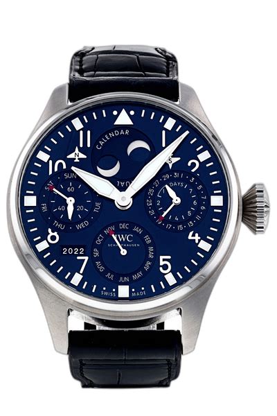 iwc annual calendar pilot|iwc 503605 calendar.